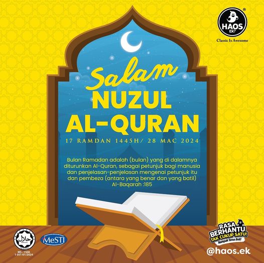 Salam Nuzul Quran dari Haos EK?