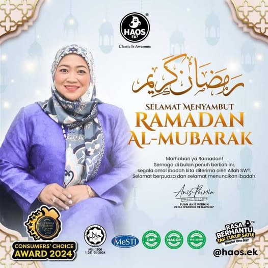 Salam Ramadan Al-Mubarak dari CEO Haos Ek?