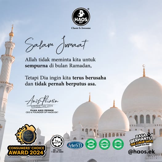 Salam Jumat Ramadan dari Haos Ek?