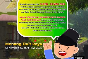 Menang Duit Raya 2026: Cara Join Kempen T.G.B.M Raya Haos Ek?