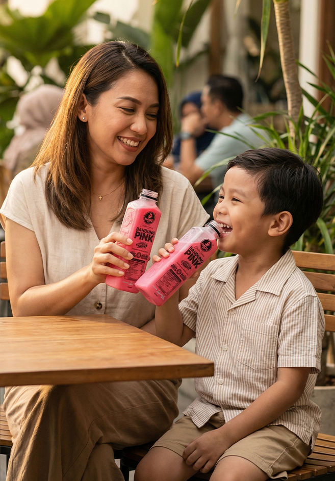 Rangkaian produk Haos Berhad termasuk Classic Series Bandung Pink