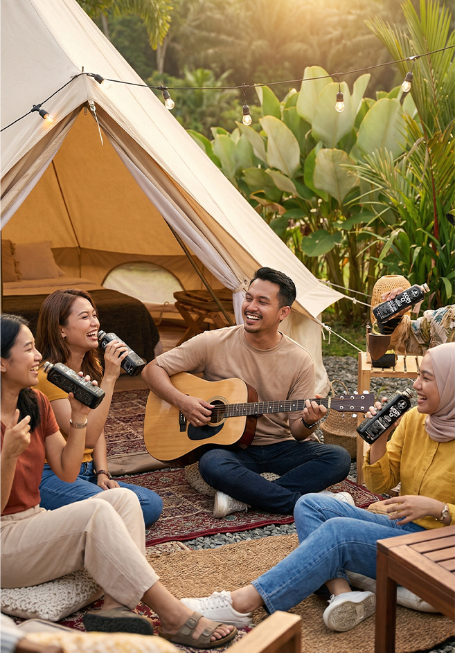 Rangkaian produk Haos Berhad termasuk Classic Series Kopi O