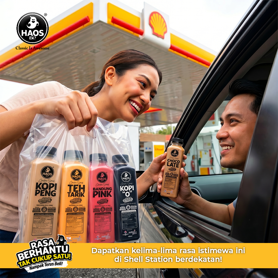 Haos Ek? Kini di Shell – Minuman Botol Viral Pilihan Ramai