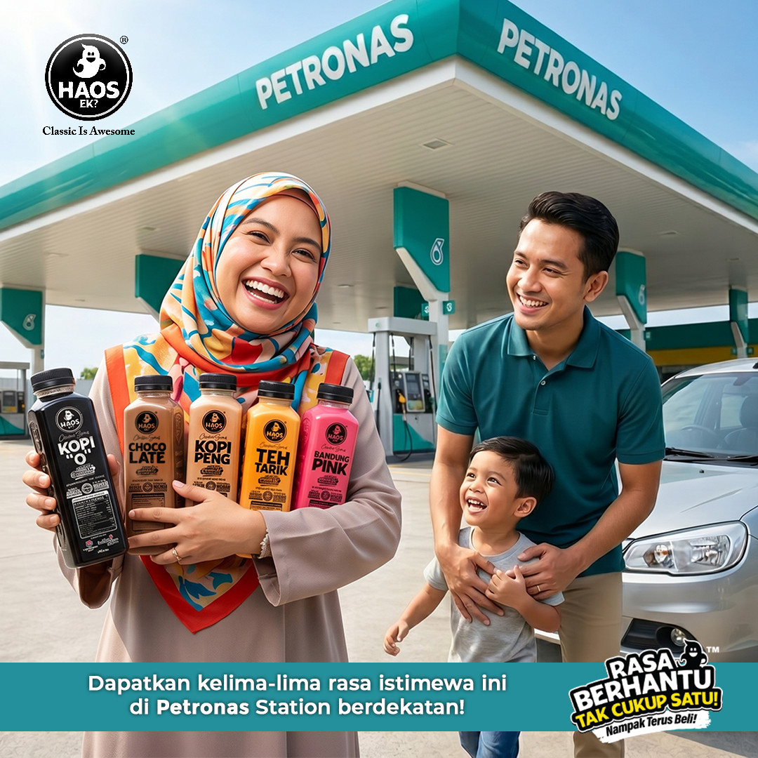 Haos Ek? Kini di PETRONAS – Minuman Botol Viral Pilihan Ramai