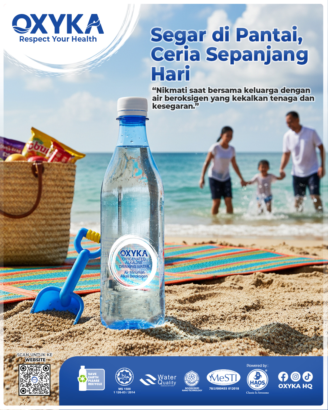 Air Minuman Beralkali: Kenali OXYKA, Air Alkaline Premium Untuk Hidrasi Harian