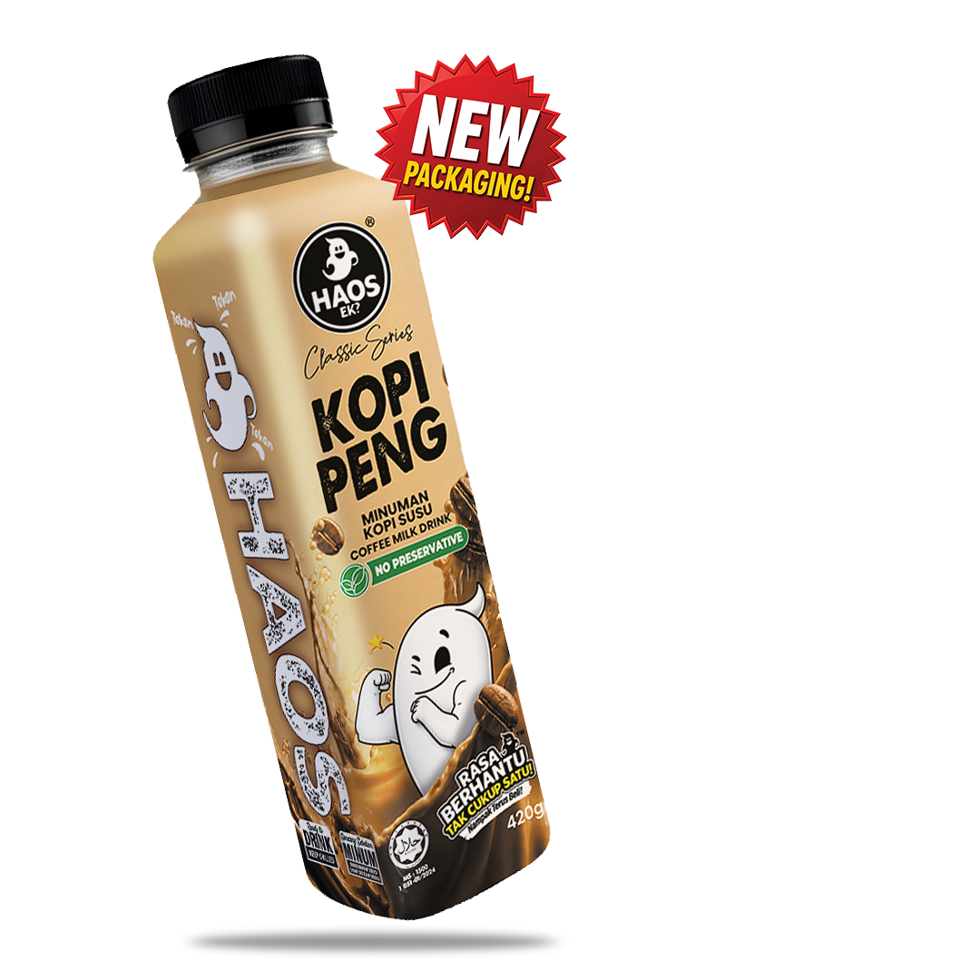 Botol Classic Series Kopi Peng Haos Ek pandangan depan