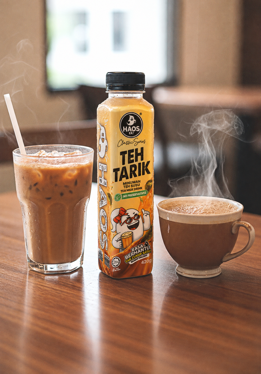 Classic Series Teh Tarik untuk sajian panas atau sejuk